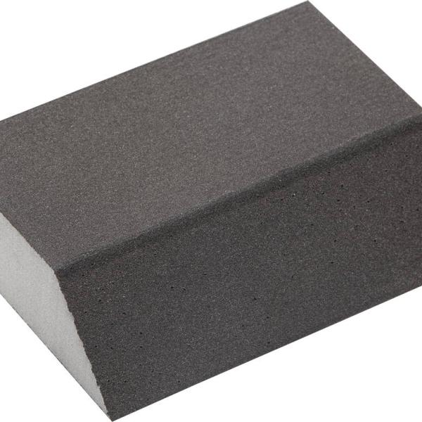 Губка Р320, шлифовальная четырехсторонняя, угловая, 100х68х42х26мм, ЗУБР ″Мастер″,35613-320