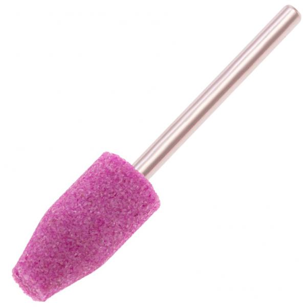 Шарошка 10 х 19 мм конус удлинненый, абразивная, по металлу, хвостовик 3мм Matrix 76002