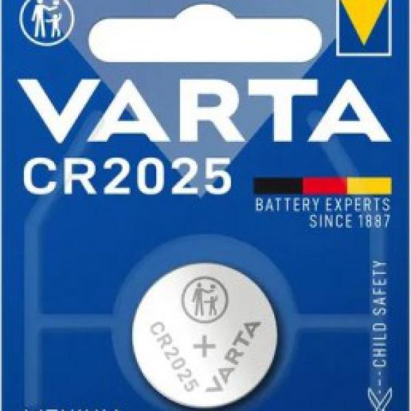 Батарейка литевая VARTA CR2025  6025.101.401