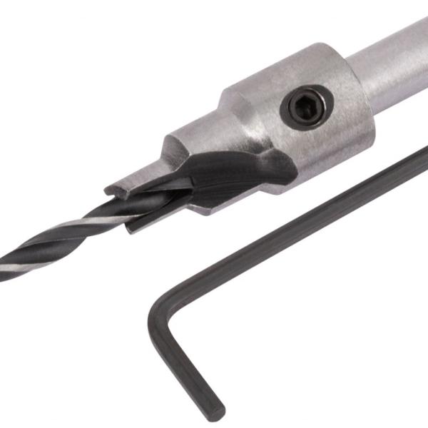 Сверло 4мм с зенкером 6,5мм для мебельных стяжек 5х50 36429