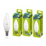 Лампа 9W / 80 E14 свеча Х/С C35 (780lm 220°) 4500K матов. Ergolux LED-C35-9W-E14-4K
