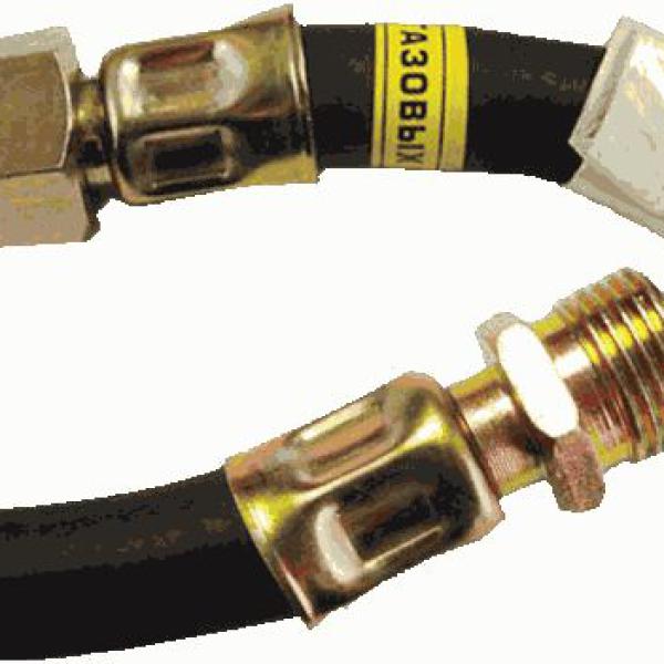 Шланг 1/2"х 2,5 м. внутренняя/наружная для газовых приборов  "Русло" 26817