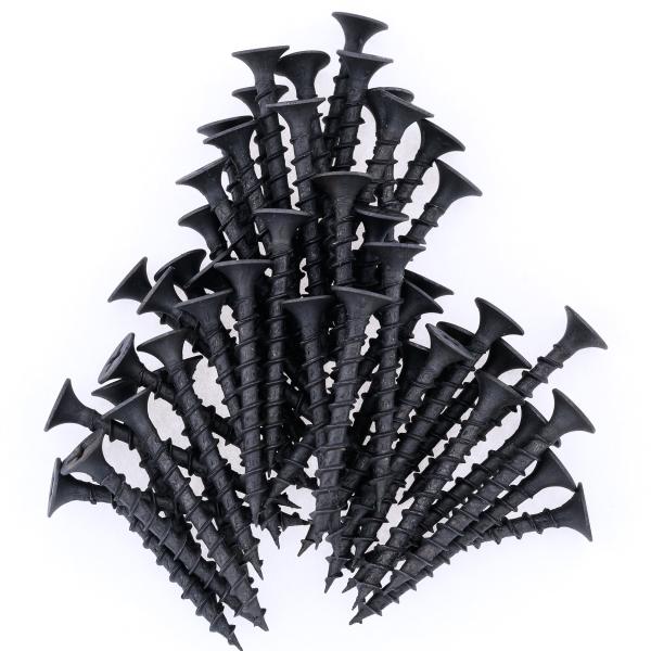 Саморезы черные по дереву 3,5*51 мм